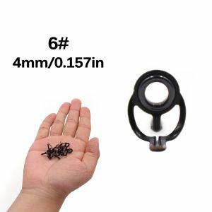 9KM 10Pcs Fishing Rod Guide Repair Kit Casting Tip Eye Rings Sets Stainless Steel Building Freshwater Saltwater Fishing