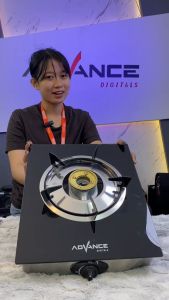 Advance GB100K / GB101K Kompor Gas Kaca 1 Tungku Tempered Glass - FREE ONGKIR Jabodetabek