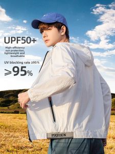 ROMON | Lomond Mens Ice Silk Ultra-Thin Breathable UV Protection Fishing Sport Jacket Outdoor Lightweight Windbreaker Fashionable Summer