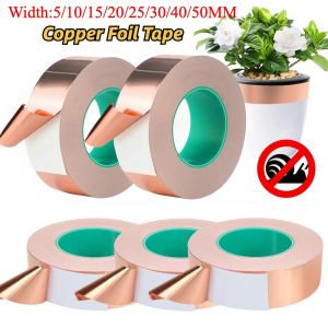 1Pcs Copper Foil Tape Conductive Strip With Double-Sided Conductive Adhesive EMI Shielding For Circuits DIY Crafts Soldering