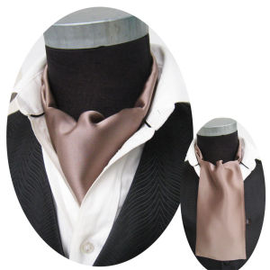 Pure Silk Scarf Versatile British Style Mens Tie Casual Comfortable Solid Color Small Scarf for All Seasons And Occasions