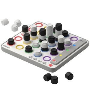 Giiker กระดานหมากรุกอัจฉริยะหุ่นยนต์ ต่อสู้สามพื้น ชุดบอร์ดอัจฉริยะเกมกระดาน หมากรุก ผู้ตัดสำหรับเด็กและผู้ใหญ่