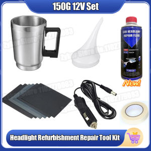 Car Headlight Polish Restoration Kit Automotive Headlight Care Tool 100ml Car Headlight Restoration Liquid Headlight Restoration