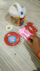 Mainan Anak Rice Cooker Magic Com WJS 003 Murah | Mainan Anak Edukasi Rice Cooker Penanak Nasi Set Lengkap Piring Dan Sendok | Mainan Magic Com Magic Jer Manual Buka Tutup Murah Alat Dapur Untuk Memasak Nasi