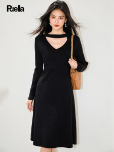 puella | Elegant Slimming Waist-High Neckline Dress