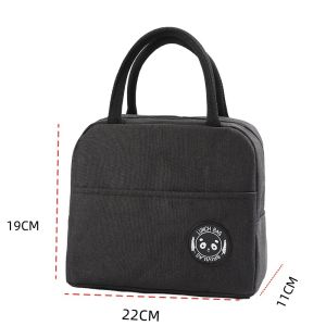 Thick-walled insulated lunch box portable cartoon lunch bag handheld ready-to-eat lunch box cold and hot insulation bag