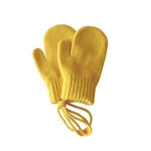 Winter Baby Wool Gloves Halter Knitted Kids Mittens for Girls Boys Accessories Candy Color Children Gloves Baby Gift 1-4Y