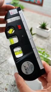 penggaris waterpas pengaris laser non magnet meteran 250 cm kombinasi Fixit Level Pro3