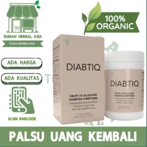 DIABTIQ asli obat herbal diabetes turunkan gula darah tinggi original ampuh terbaik