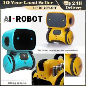 Smart Interactive Robot with Voice Control Touch Sensor Recording Repeating Educational STEM Learning Intelligent Toy for Kids