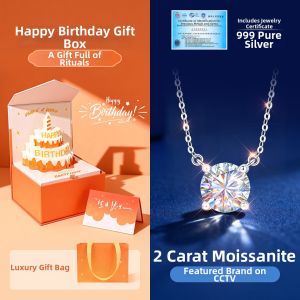 East Beauty | Moissanite Pendant 2 Carat