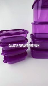 TOPLES PLASTIK BENING SET CALISTA FURANO PREMIUM ISI 12PCS FOOD CONTAINER PREP KULKAS SET TEMPAT PENYIMPANAN MAKANAN TOPLES KUE KERING LEBARAN SET