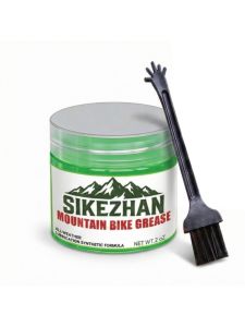 Bicycle Grease 2oz with Brush - Waterproof Synthetic Lube for MTB Bearings Headsets & Hubs - Anti-Rust & High Temp