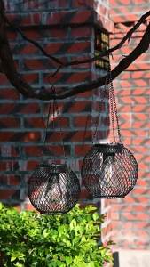 Solar Lantern Outdoor Ortiny Upgraded Solar Lights for Outside Decorative Outdoor Hanging Lights Waterproof Solar Lanterns