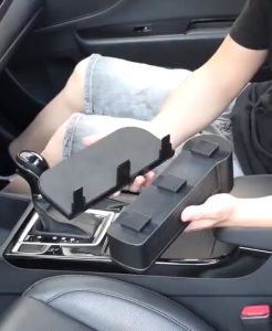 Khay Đựng Đồ Khe Ghế Ô Tô Đa Năng - Hộc Để Đồ Cao Cấp Vân Carbon Khay Dùng Được Linh Hoạt Cho Cả 2 Bên Ghế Lái Và Ghế Phụ