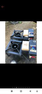 kalan de use oil/ kalan de mantika. WITH BLOWER COMPLETE SET NA GAGAMITIN NALNG. 5 star shope at 340 sold na tau sa shope REMOVABLE BURNER easy to Clean kaya sure quality