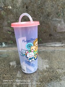 botol minum anak Lion star/botol minum anak dengan sedotan 370ml