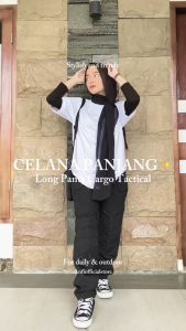Celana Cargo Panjang Pria ANFI Outdoor Ribstok TR
