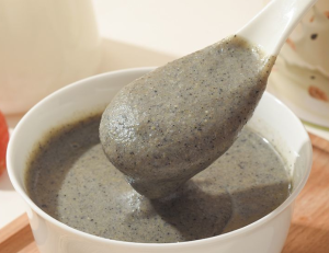 High calcium milk oats black sesame paste brewed without boiling nutritious and ready to eat 500g   牛奶燕麦黑芝麻糊