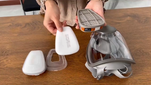 7 in 1 8100 Gas Mas Large View Full Face Facepiece Respirator For Chemical Spray Painting Spraying Safety