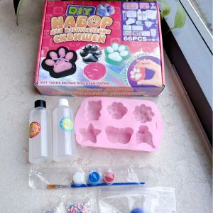 DIY Taba Squishy Kit Set Liquid Gel Liquid Silicone Squishy Making Kit Perfect Kawaii Taba Squishy Cat Cartoon Characters