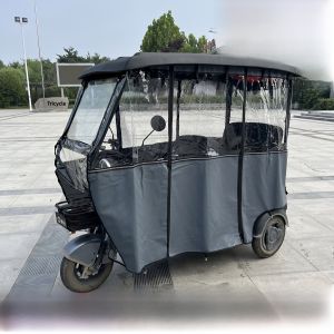 Thickened Leather Bus Shelter Three-Wheel Car Tent Windproof Full-Closed Small Bus Shelter Outdoor Camping Travel Protection