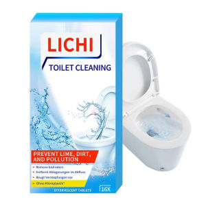 16 Effervescent Toilet Cleaning Tablets  Deep Cleaning Quick Dissolution Deodorizing  And Refreshing One-Touch  Cleaning