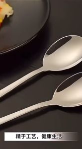 NEW Stainless Steel Dinner Fork And Stainless Steel Spoon High Quality Cutlery Sudu Makan Garfu Makan韩式不锈钢勺子叉子