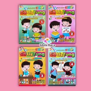 Buku Calistung Paket 4 Buku Jilid 1 2 3 4 -PAH
