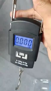 50KG/10g ❤️ Mini Electronic Portable Scale Travel Luggage Weighing ScaleHandheld Weighing Hanging Scale Fishing Balance