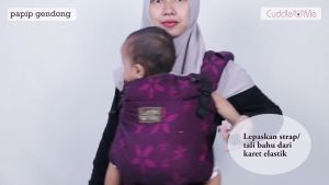 WCSSC Jacquard Ultimo Gendongan Bayi Hipseat Cuddle Me