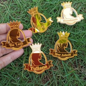 Bross akrilik Custom Nama