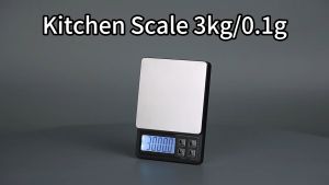 Timbangan Dapur Digital Timbangan Dapur Tahan Air 3kg / 0.1gr Timbangan Dapur USB Rechargeable