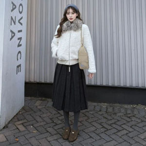 CHANGTONG | Unique Stylish Sheepskin Short Coat