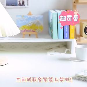 Sanrio Pencil Case Joytop Cartoon Transparent PVC Large Capacity 3 Layers Pencil Box Stationery Waterproof Storage Bag
