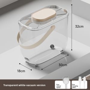 HELLOLEIBOO | Electric Vacuum Pet Food Storage Container