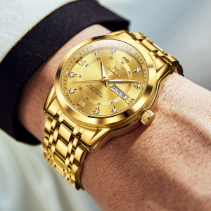 OLEVS | Water-resistant Business-style Stainless Steel Band Mens Watch