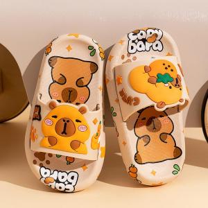 MONLEYTA | Childrens Bathroom Slippers Anti-slip Quick-drying Summer New Style Boys Sandals Comfortable Home Indoor Shoes PVC Material