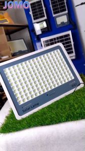 JOMO Solar Flood Light BUY 1 TAKE 1 with Solar Panel IP67 Waterproof Outdoor Lamp Remote Dimmable Control Wall Mount 5 Year Warranty For Warehouse Backyard Farm Garage Courtyard Lawn