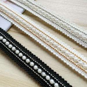 Luxurious Embellishments for Spring Fashion- Edge Trims Bag Hardware Hairpin Decorations High-end Shiny Fabrics from Panyu Guangzhou