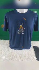 เสื้อยืดผู้ชาย แขนสั้น คอกลม (สกรีน)  ลำลอง Man ClothingTSH-076A.B