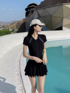 CHELINI | Conservative Slimming One-piece Bathing Suit