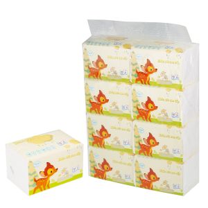 GIẤY RÚT MYLAN NAI VÀNG 3 LỚP (465 Tờ/Gói 8gói/Xách)