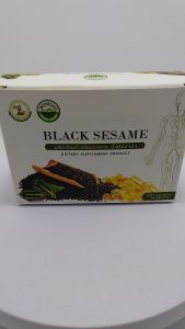 BLACK SESAME ผลิตภัณฑ์เสริมอาหาร น้ำมันงาดำ ขนาด 30 ชอฟเจล