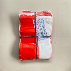 Bendera Plastik Renteng Instan isi 400 Lembar Sudah Pake Tali Bendera Dekorasi Pesta 17 Agustus