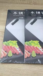 Thớt inox 304 kháng khuẩn chống mùi siêu xịn bền chắc dễ dàng sử dụng vệ sinh (size to 24 x 34)