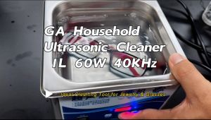 Granbo Ultrasonic Cleaner 2L 40KHz 60W/35W Digital Sonic Cavitation Machine Desktop Ultra Sonic Cleaner for Personal Care Jewelry Glasses Aligners