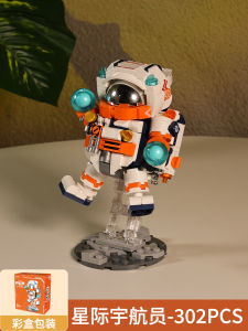 Q Version Dawn Astronaut Model Building Blocks Space Rocket Toy Birthday Gift for Boys New 2025 Style Educational Plaything