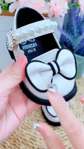 Sepatu pesta anak docmart motif mutiara trending sepatu docmart anak perempuan umur 1-5 tahun