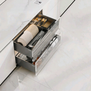 HIGOLD | Cabinet Drawer-style Dish and Condiment Basket